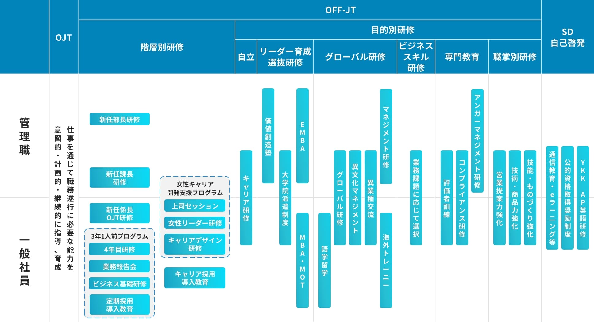 キャリア支援体制